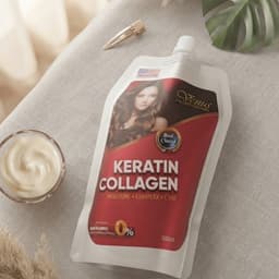 Kem Ủ Tóc Phục Hồi Hư Tổn Keratin Collagen Venus Professional MOLLYHAIR Chính Hãng - Siêu Mượt, Giảm Gãy Rụng 500ml 3