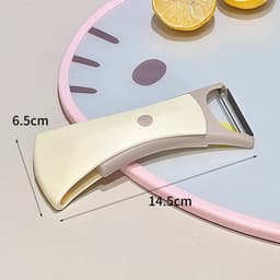 Dụng Cụ Gọt Vỏ Đa Năng 2 Trong 1 - Dụng Cụ Gọt Vỏ Củ Quả & Cạo Gừng Khoai Môn Cao Cấp, Lưỡi Thép Không Gỉ Dễ Vệ Sinh 5