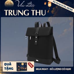 [4-25/9 TẶNG QUÀ TRUNG THU 599K] Balo Vải Oxford LECOS LBH1 Vải Oxford Chống Nước Phom Vuông Gọn đi Công Tác 1