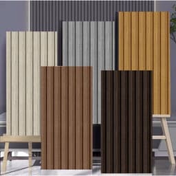 Combo 100 tấm THP Lam sóng gỗ xốp pvc cao cấp chính hãng trang trí nhà đẹp 2