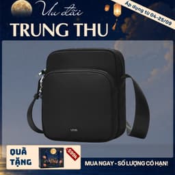 [4-25/9 TẶNG QUÀ TRUNG THU 599K] Túi Đeo Chéo Nam LECOS LTH13 Vải Oxford Chống Nước Nhiều Ngăn Tiện Lợi Gọn Gàng 1