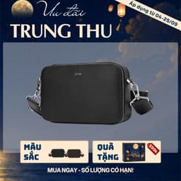 [4-25/9 TẶNG QUÀ TRUNG THU 599K] Túi xách nam LECOS LT18 da bò thật cao cấp đeo chéo đeo vai thời trang công sở lịch lãm 1