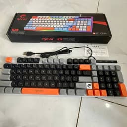 Bàn Phím Máy Tính Có Dây Giả Cơ RAIKU K28 Led và Forev FV Q307 Led. LMS 1