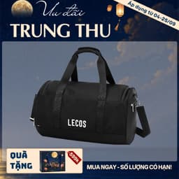 [4-25/9 TẶNG QUÀ TRUNG THU 599K] Túi Đeo Chéo Nam LECOS LTH15 Vải Oxford Chống Nước Quai Dù Êm Ái Năng Động 1