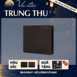 [4-25/9 TẶNG QUÀ TRUNG THU 599K] Ví Cầm Tay Nam LECOS LV17 Da Bò Thật Cao Cấp Ví Cầm Tay Dáng Ngang Đựng Tiền Thẻ 1