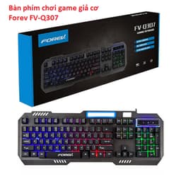 Bàn Phím Máy Tính Có Dây Giả Cơ RAIKU K28 Led và Forev FV Q307 Led. LMS 8