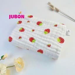 Khăn Tắm Xô Nhăn Jubon 4 Lớp Cotton 100% - Khăn Bé Sơ Sinh 90x90cm Mềm Mại Thấm Hút Cao 2