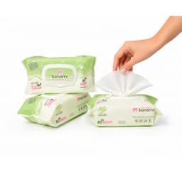 Khăn Ướt Bonami Dịu Nhẹ Không Mùi và Hương Trà Xanh 80 tờ/100 tờ 3