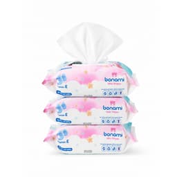 Khăn Ướt Bonami Dịu Nhẹ Không Mùi và Hương Trà Xanh 80 tờ/100 tờ 2