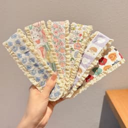 Băng Đô (LOẠI 1)   Velcro Phong Cách Hàn Quốc Ngọt Ngào & Retro Cho Quấn Tóc 1