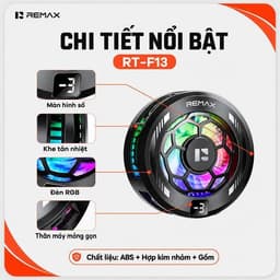 Đế tản nhiệt điện thoại Remax RT-F13. NL 3