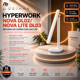 Đèn Bàn HyperWork Nova DL02 / Nova Lite DL03 Chính Hãng – Đèn LED Chống Chói, Điều Chỉnh Linh Hoạt 1