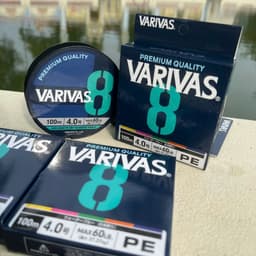 Dù PE X8 Varivas 100M Tải Cá Lên Tới 25kg Cho Anh Em Tay To Câu Lure. 3