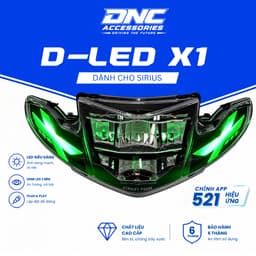 DNC D-LED X1 Đèn LED 2 Tầng Cho Sirius - Chỉnh App 521 Hiệu Ứng 6