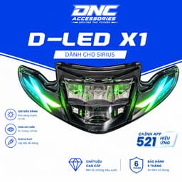 DNC D-LED X1 Đèn LED 2 Tầng Cho Sirius - Chỉnh App 521 Hiệu Ứng 2