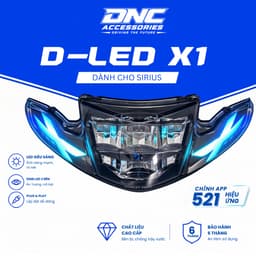 DNC D-LED X1 Đèn LED 2 Tầng Cho Sirius - Chỉnh App 521 Hiệu Ứng 3
