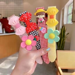 Băng Đô Dán Tóc Cho Bé Gái Phong Cách Hàn Quốc Cute 5