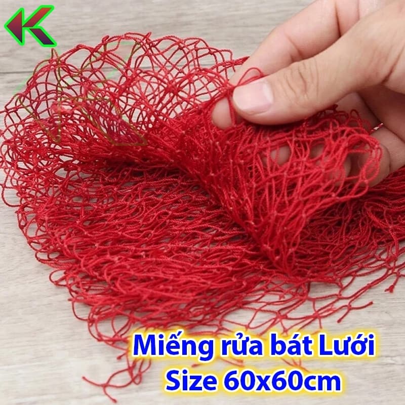 Lưới Rửa Bát, Chén, Đĩa Dày Đẹp Size To, Miếng rửa bát siêu tạo bọt - Tiện dụng Đa Năng