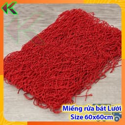 Lưới Rửa Bát, Chén, Đĩa Dày Đẹp Size To, Miếng rửa bát siêu tạo bọt - Tiện dụng Đa Năng 2