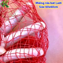 Lưới Rửa Bát, Chén, Đĩa Dày Đẹp Size To, Miếng rửa bát siêu tạo bọt - Tiện dụng Đa Năng 8