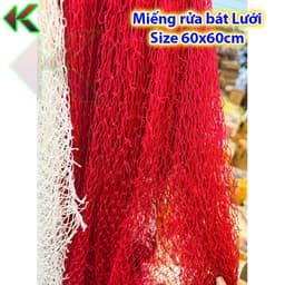 Lưới Rửa Bát, Chén, Đĩa Dày Đẹp Size To, Miếng rửa bát siêu tạo bọt - Tiện dụng Đa Năng 5