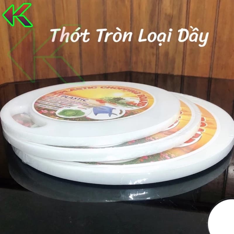 Thớt Nhựa PP Nguyên Sinh - Thái, Băm Tiện Dụng Cho Nhà Bếp - Dày Dặn, Kháng Khuẩn, Độ Bền Cao