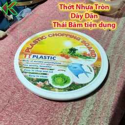 Thớt Nhựa PP Nguyên Sinh - Dày Dặn, Kháng Khuẩn, Độ Bền Cao - Thái, Băm Tiện Dụng Cho Nhà Bếp 9