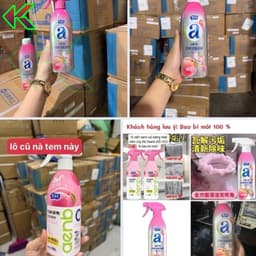Chai Xịt Tẩy Rửa Tạo Bọt 500g - Vệ Sinh Bồn Cầu, Nhà Tắm, Khe Gạch - Hương Đào 3