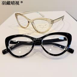 Kính Gọng Mắt Mèo Thời Trang Nữ Bản To Phong Cách Hàn Quốc Kính Mắt Cá Tính Vintage Sang Chảnh ponny 2