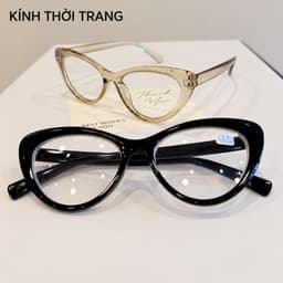 Kính Gọng Mắt Mèo Thời Trang Nữ Bản To Phong Cách Hàn Quốc Kính Mắt Cá Tính Vintage Sang Chảnh ponny 1