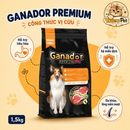 Hạt Cho Chó Ganador Premium Vị Cừu - 1.5kg Thịt Cừu Thật Cho Chó Trưởng Thành Mọi Giống | YLP Market 6