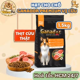 Hạt Cho Chó Ganador Premium Vị Cừu - 1.5kg Thịt Cừu Thật Cho Chó Trưởng Thành Mọi Giống | YLP Market 1