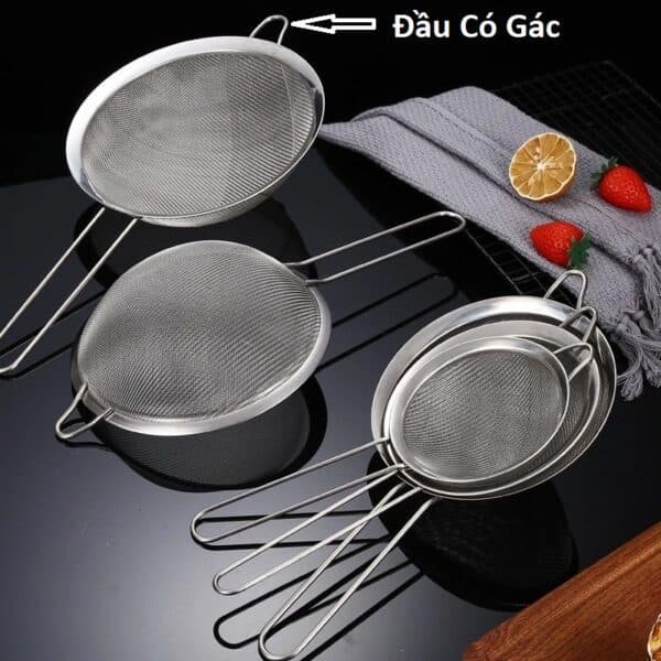 Dụng Cụ Vợt Ray Lọc Dầu Lỗ Nhỏ Có Gác và Lỗ To. LMS