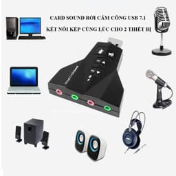 Đầu cắm USB ra Sound 7.1 Phi Thuyền 4 lỗ. LMS 8