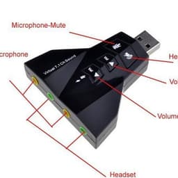 Đầu cắm USB ra Sound 7.1 Phi Thuyền 4 lỗ. LMS 6