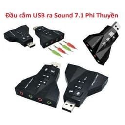 Đầu cắm USB ra Sound 7.1 Phi Thuyền 4 lỗ. LMS 1