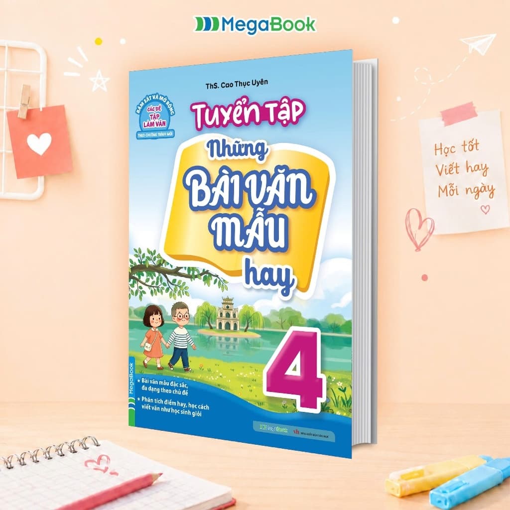 Sách Tuyển tập những bài văn mẫu hay lớp 4