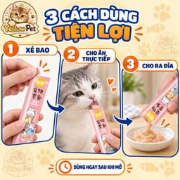 Combo 20 Thanh Súp Thưởng Cho Mèo Sizuka 15g/Thanh Súp Mèo Ăn Vặt Nhiều Vị | YLP Market 3