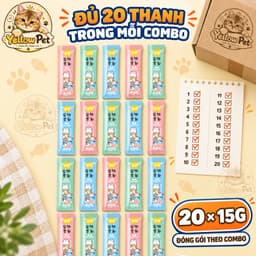 Combo 20 Thanh Súp Thưởng Cho Mèo Sizuka 15g/Thanh Súp Mèo Ăn Vặt Nhiều Vị | YLP Market 4
