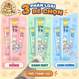 Combo 20 Thanh Súp Thưởng Cho Mèo Sizuka 15g/Thanh Súp Mèo Ăn Vặt Nhiều Vị | YLP Market 5