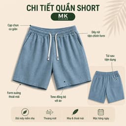 Combo 2 Set Bộ Đũi cổ V Nam MKCLEVER Cạp Chun Co Giãn, Thoáng Mát, Vận Động Thoải Mái 5