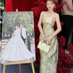 (Có mút+Dây Vai Trong) Váy Body Gấm Dài “Tiểu Thư Đài Cát” Hoạ Tiết Sang Trọng, Quyến Rũ Ananclothing 3