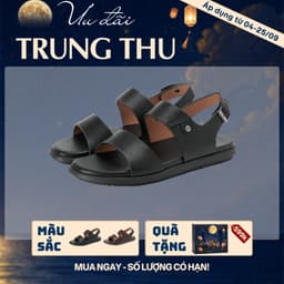 [4-25/9 TẶNG QUÀ TRUNG THU 599K] Dép Lê Nam LECOS LG58 Da Microfiber Quai May Viền Êm Chân Thoáng Mát 1