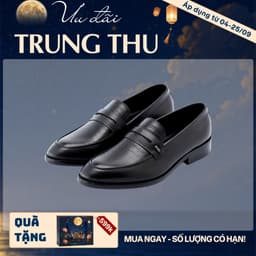 [4-25/9 TẶNG QUÀ TRUNG THU 599K] Giày Tây Nam LECOS LG12 Da Bò Thật Giữ Form Không Nhăn Gãy Da 1