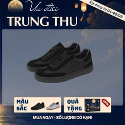 [4-25/9 TẶNG QUÀ TRUNG THU 599K] Giày Sneaker Nam LECOS LG18 Da Bò Thật Phong Cách Streetwear Năng Động 1