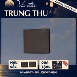 [4-25/9 TẶNG QUÀ TRUNG THU 599K] Ví Da Nam LECOS LV3 Da Thật Nhiều Ngăn Thẻ Nhỏ Gọn Bỏ Túi 1