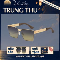 [4-25/9 TẶNG QUÀ TRUNG THU 599K] Kính Mắt Vuông Nam LECOS LK48 Tròng Phân Cực Chống Lóa Lái Xe Dạo Phố 1