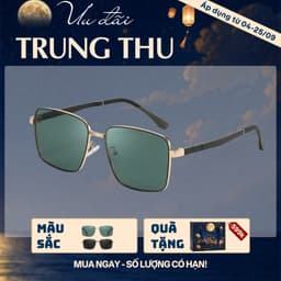 [4-25/9 TẶNG QUÀ TRUNG THU 599K] Kính Mắt Vuông Nam LECOS LK54 Gọng Tr90 Siêu Nhẹ Du Lịch đi Biển 1