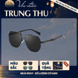[4-25/9 TẶNG QUÀ TRUNG THU 599K] Kính Mắt Tròn Retro LECOS LK56 Gọng Thép Không Gỉ đi Làm Gặp Đối Tác 1