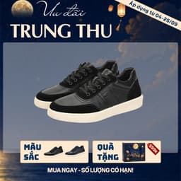 [4-25/9 TẶNG QUÀ TRUNG THU 599K] Giày Sneaker Nam LECOS LG40 Da Bò Thật Thoáng Khí Lót Êm Chống Mỏi 1